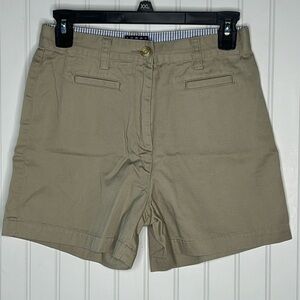 Tommy Hilfigger Khaki Highrise Shorts Size 4